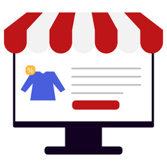 Online Shopping Concept Illsutration
