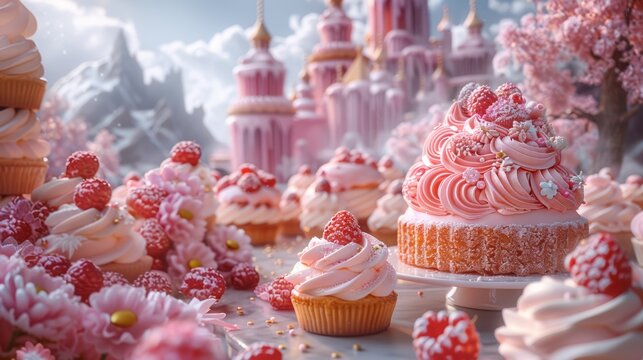 Fairy tale baking contest judged by a dessert-loving princess