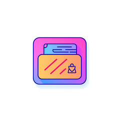 No Credit Card icon on white background