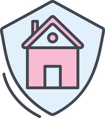 House Protection Vector Icon