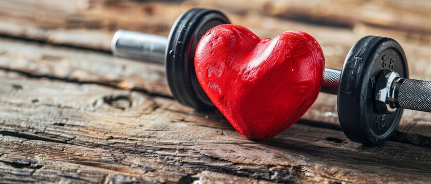 Depict the impact of Lifestyle Modifications on heart health in a stock photo, showing positive changes like exercise and stress reduction to prevent heart disease