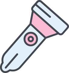 Flashlight Vector Icon