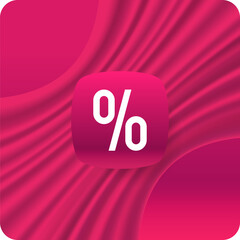 An image to advertise the sale. Poster for advertising discounts. Vector graphics.