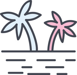 Island Vector Icon
