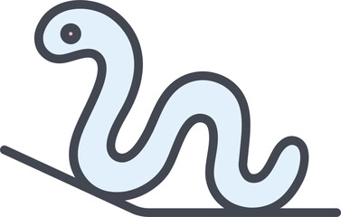 Worm Vector Icon