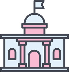 Parliament Vector Icon