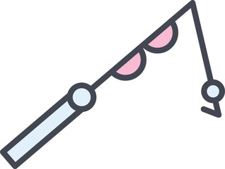 Fishing Pole Vector Icon