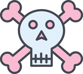 Pirate Skull II Vector Icon