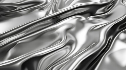 Sleek silver gradient, shining and smooth, a futuristic canvas for innovative product launches