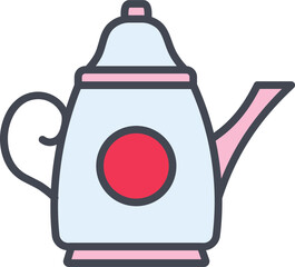 Obraz premium Teapot Vector Icon