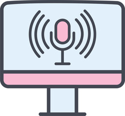Podcast Vector Icon