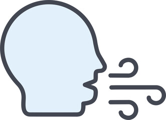 Bad Breath Vector Icon