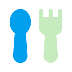 cutlery duo tone icon