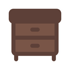night stand flat icon