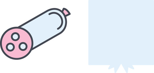 Salami Vector Icon