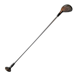 A golf club on transparent background 