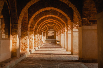 A passage leading to a courtyard in an ancient Africa city.