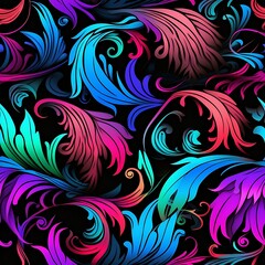 Elegantly Decorated Seamless Background
