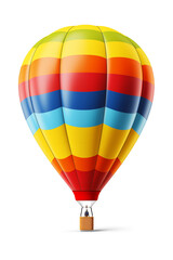 hot air balloon with background