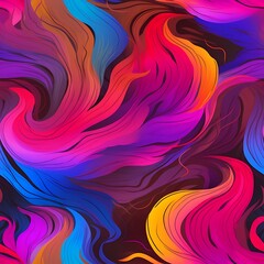 Obraz premium Spectrum of Colors Seamless Design