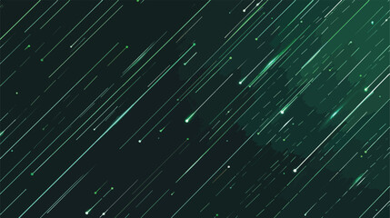 Dark Green vector layout with flat lines. Shining col - obrazy, fototapety, plakaty