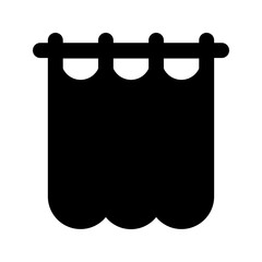 curtain glyph icon