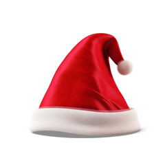 santa claus red hat isolated