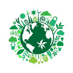 background, environment, world, tree, earth, save, eco, nature, protection, natural, hand, symbol, green, concept, design, sign, recycle, environmental, friendly, graphic, vector, logo, ecology, banne