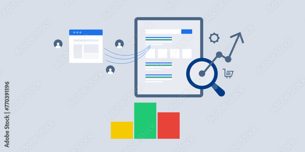Canvas Prints mobile seo website data analytics ranking performance, optimization strategy, enhance visibility vec