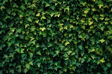 Fototapeta na wymiar Green ivy wall texture background, Natural green ivy wall