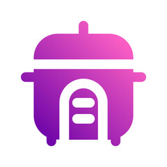 rice cooker gradient icon