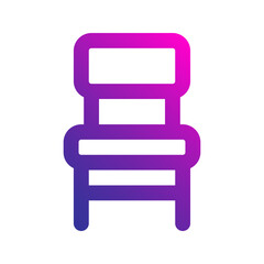 chair gradient icon