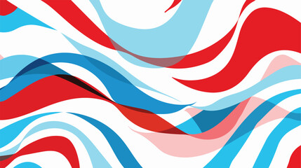 Light Blue Red vector pattern with curved lines. Brig