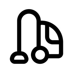 vacuum cleaner line icon