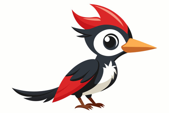recommend clip art: woodpecker silhouette vector illustration