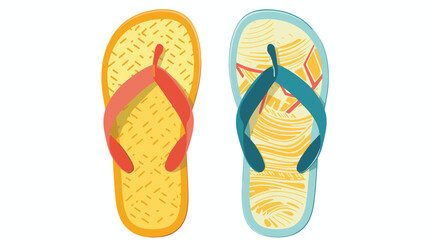 Summer flip flops shoes sandals accessory feet wearing