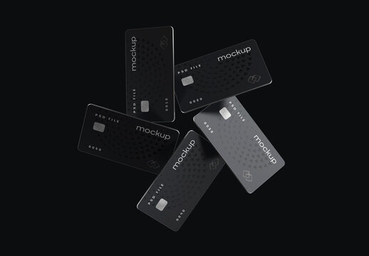 Credit and Debit Card Mockup