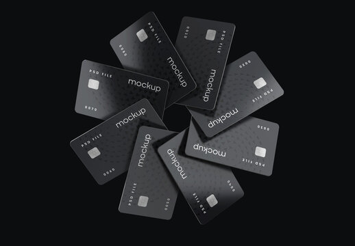 Credit and Debit Card Mockup