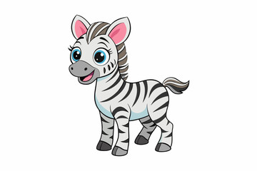 zebra silhouette vector illustration