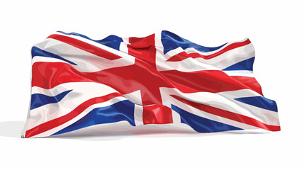 The national flag of Britain Flat vector isolated on