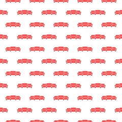 Car fleet flat icon seamless pattern