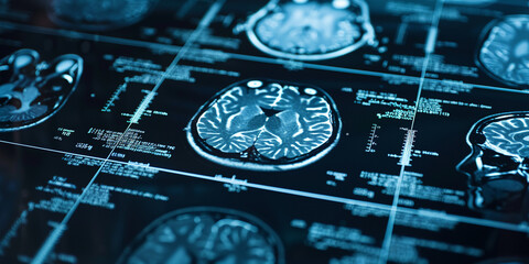 An MRI scan, a technological marvel, provides a detailed map of the brain, highlighting the advances in medical imaging.