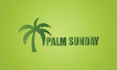 Trendy Palm Sunday Typography Stylish Design Ideas