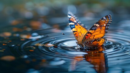 A butterfly whose flaps cause ripples in the stock market