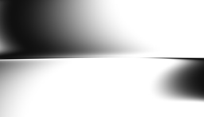 Blurred transparent gradient background. Elegant black wavy line on Transparent png overlay background - obrazy, fototapety, plakaty