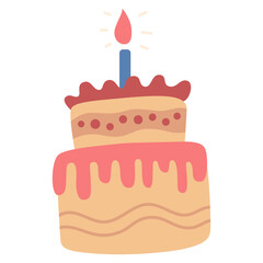 Cake Vector Illustration