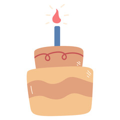 Cake Vector Illustration