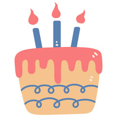 Cake Vector Illustration