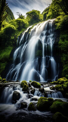 Fototapeta premium waterfall in the forest