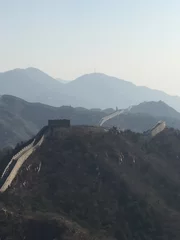 Foto auf Acrylglas view from the mountain to the great wall © Jam-motion